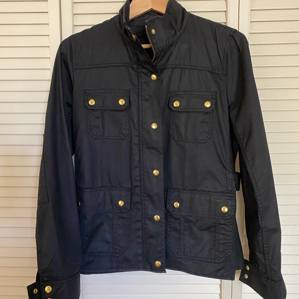 J. Crew Field Jacket. Black. Size M.